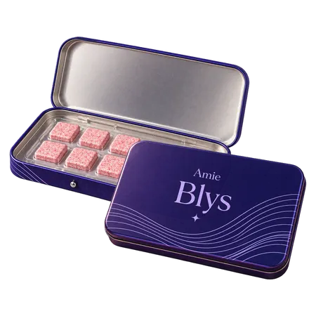 Blys rapid-dissolve tablets in their tin