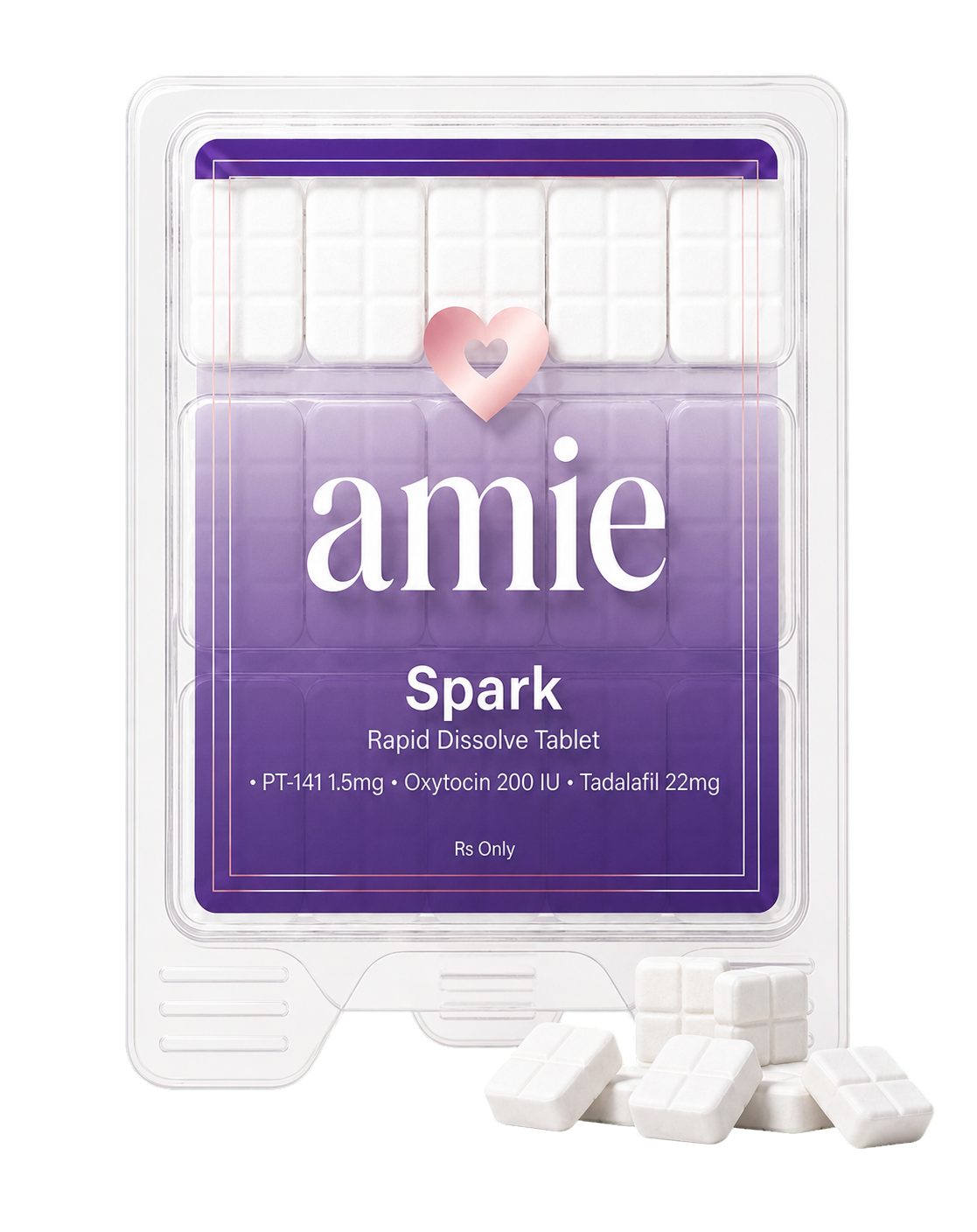 Spark rapid dissolve tablet package